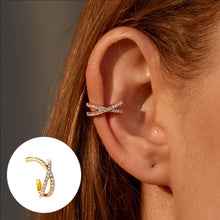 Punk Metal Ear Cuff Clip for Women | No Piercing, C-Shape Geometric Ear Wrap Jewelry