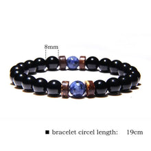 Men’s Beaded Bracelet | Volcanic Lava Stone Buddha Chakra Diffuser Jewelry