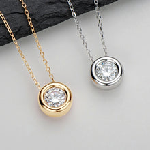 Moissanite Necklace for Women | D VVS1 Pendant | 925 Silver Chain