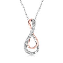 Real Infinity Moissanite Diamond Necklace | Certified 925 Silver Fine Jewelry | High-Quality Women's Engagement Gift